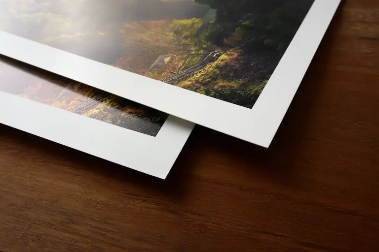 Examples of Baryta fine art paper.