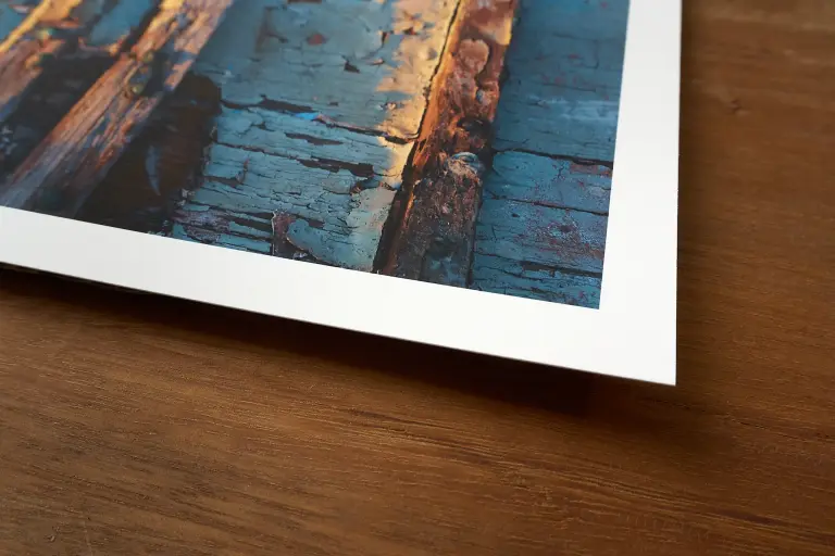 Fine art print on smooth cotton rag